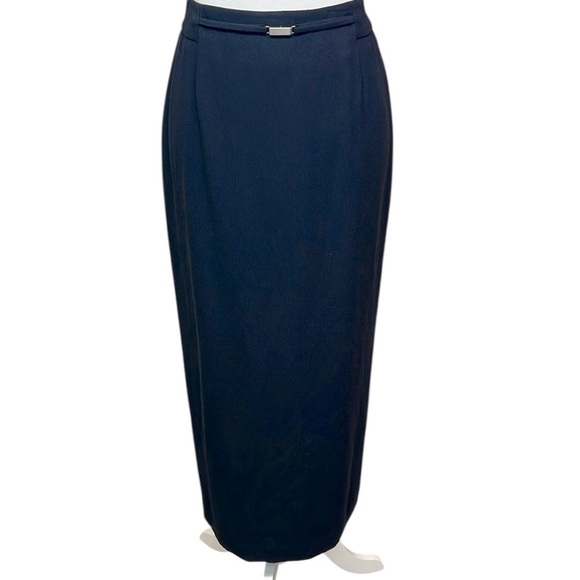 Liz Claiborne Maxi Skirt Navy - Picture 1 of 6